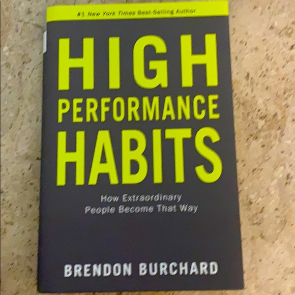 Hardcover book- High Performance Habits